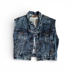 Denim Sleeveless Vest